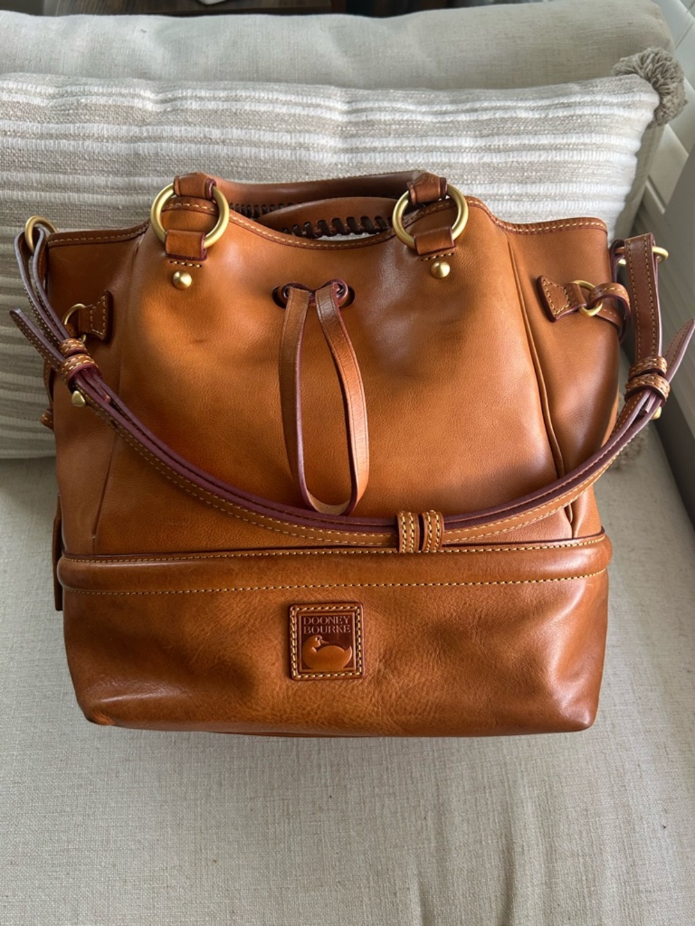 Dooney & Bourke Buckley Florentine Leather Natural